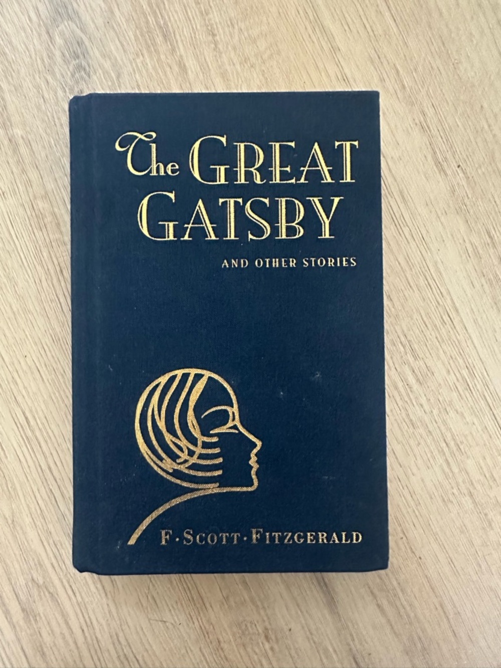The Great Gatsby by F. Scott Fitzgerald - Navy & Gold Classic Hardcover